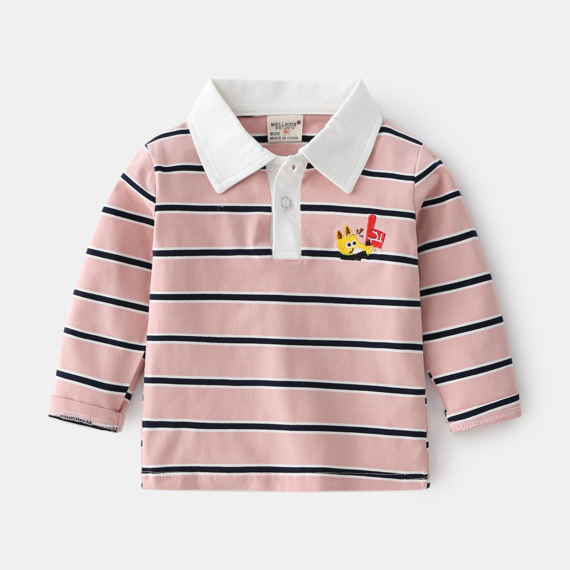 Camiseta Polo de Manga Larga para Niños - Camiseta Infantil