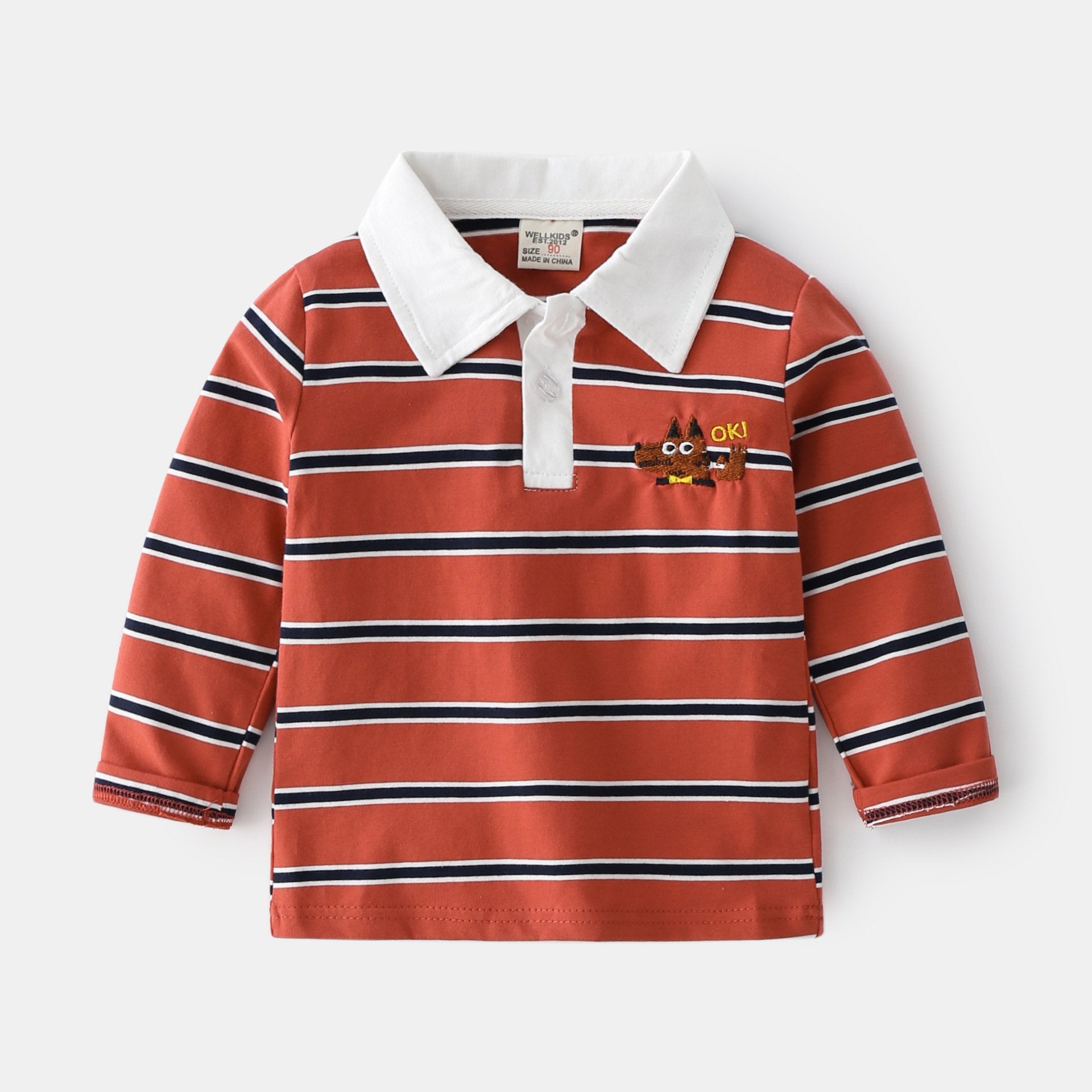Camiseta Polo de Manga Larga para Niños - Camiseta Infantil